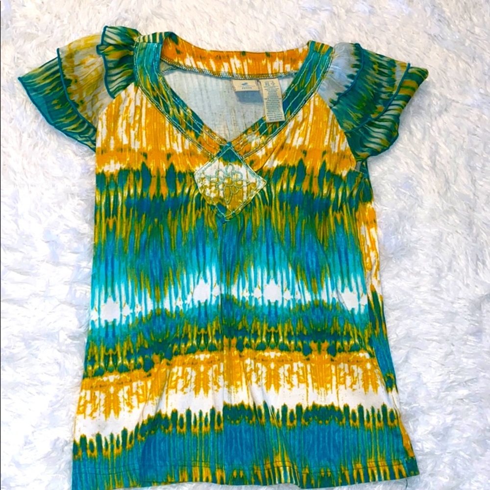 Caribbean Joe beaded top